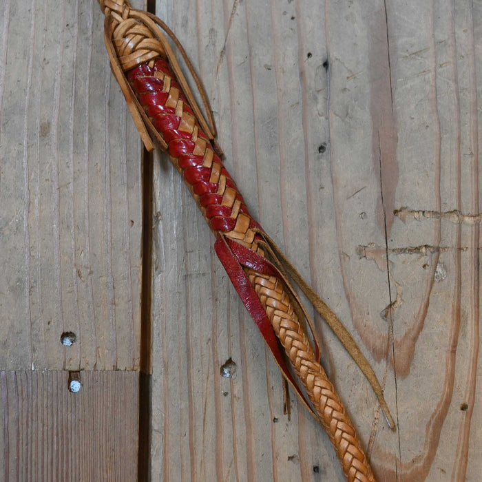 Handmade Vintage Leather Quirt Tack - Whips, Crops & Quirts MISC