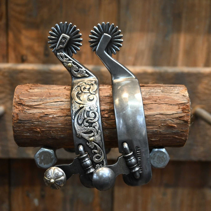 Kerry Kelley Silver Mounted 21pt. Spurs