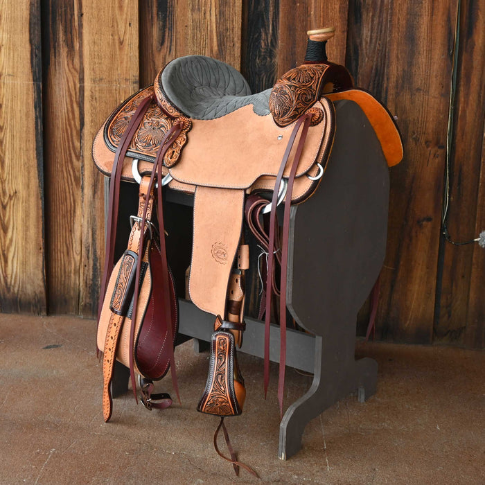 13.5" PATRICK SMITH TEAM ROPING SADDLE