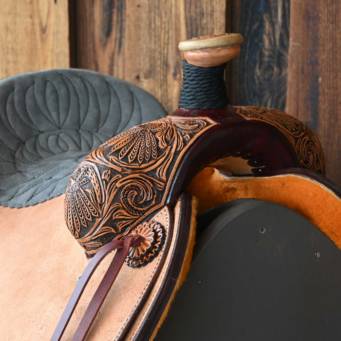 13.5" PATRICK SMITH TEAM ROPING SADDLE