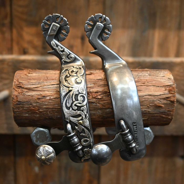 Kerry Kelley Silver Mounted 4pt. Spurs