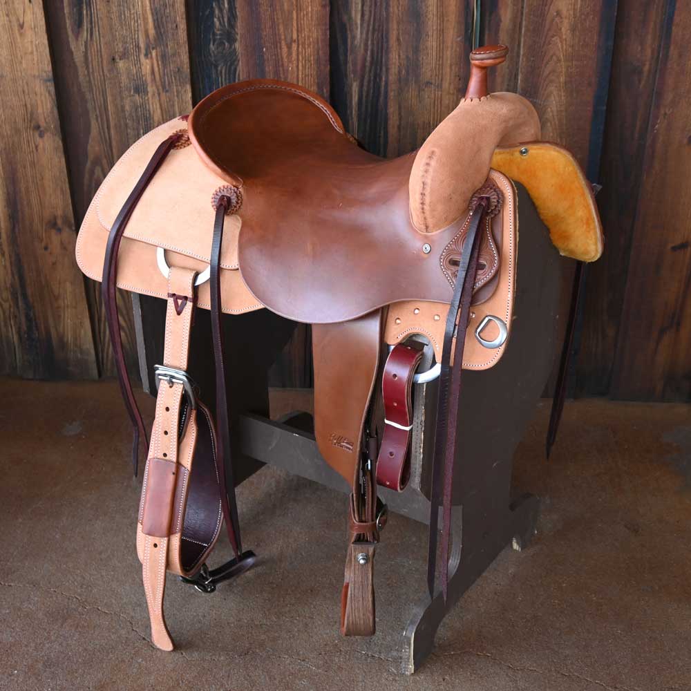 17" JEFF SMITH BEAU GALYEAN RANCH CUTTER SADDLE Saddles - New Jeff Smith