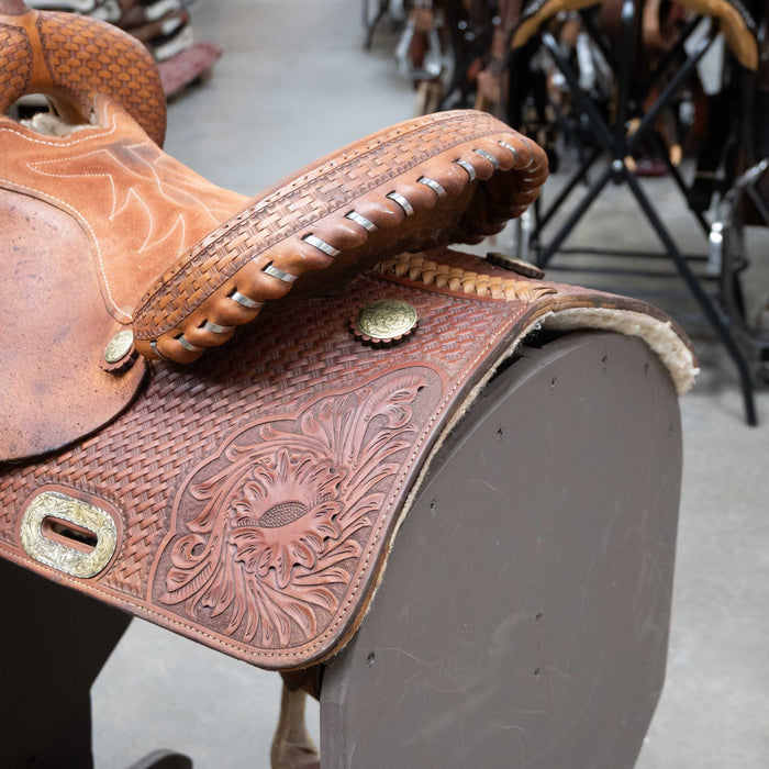 14.5" USED HORSE COUNTRY BARREL SADDLE