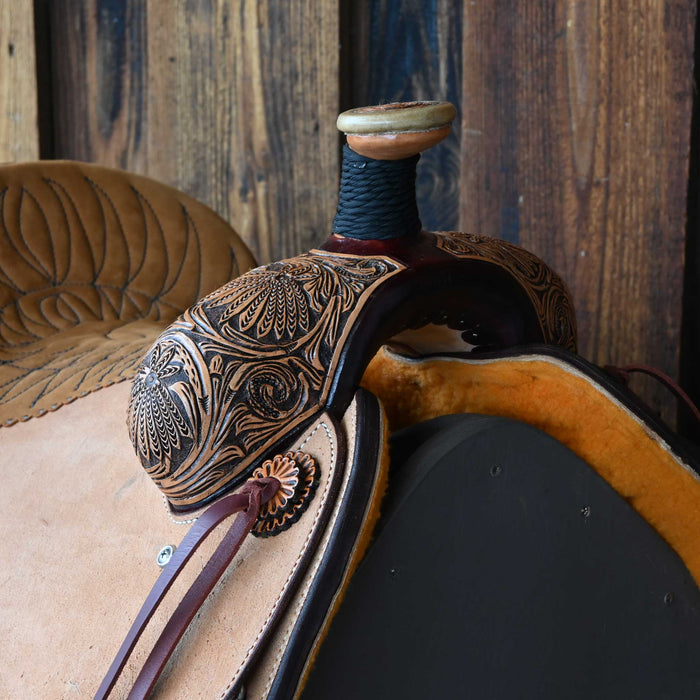 14" PATRICK SMITH TEAM ROPING SADDLE