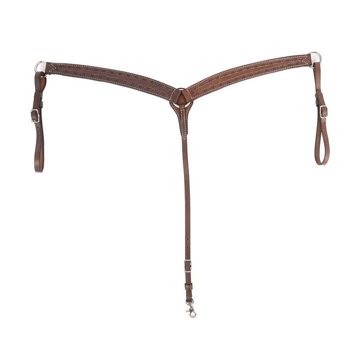 Teskey's 1-3/4" Barb Wire Breast Collar Tack - Breast Collars Teskey's Heavy Oil