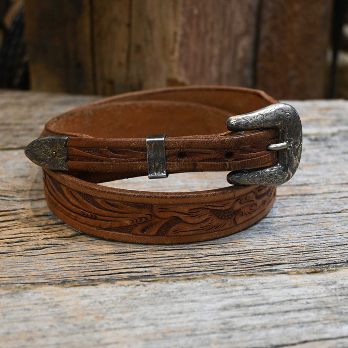 Vintage Sunset Trails 3 pc Buckle on Jedlickas 28" Belt Collectibles Sunset Trails