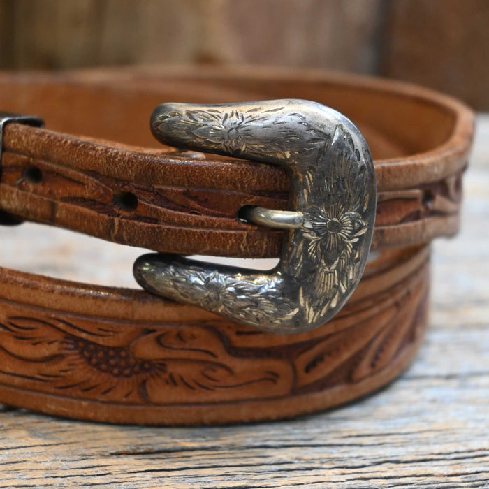 Vintage Sunset Trails 3 pc Buckle on Jedlickas 28" Belt Collectibles Sunset Trails