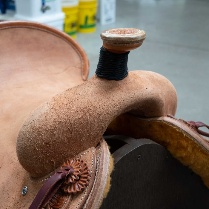 14" TESKEY'S TEAM ROPING SADDLE Saddles - New Teskey's Saddlery