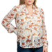 Western Printed Button Down Shirt WOMEN - Clothing - Tops - Long Sleeved Blue B