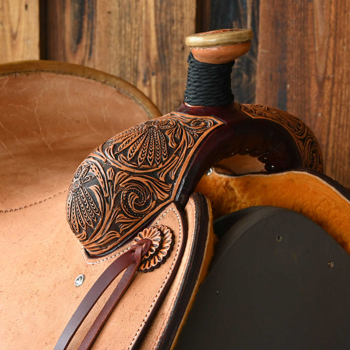 13.5" PATRICK SMITH TEAM ROPING SADDLE