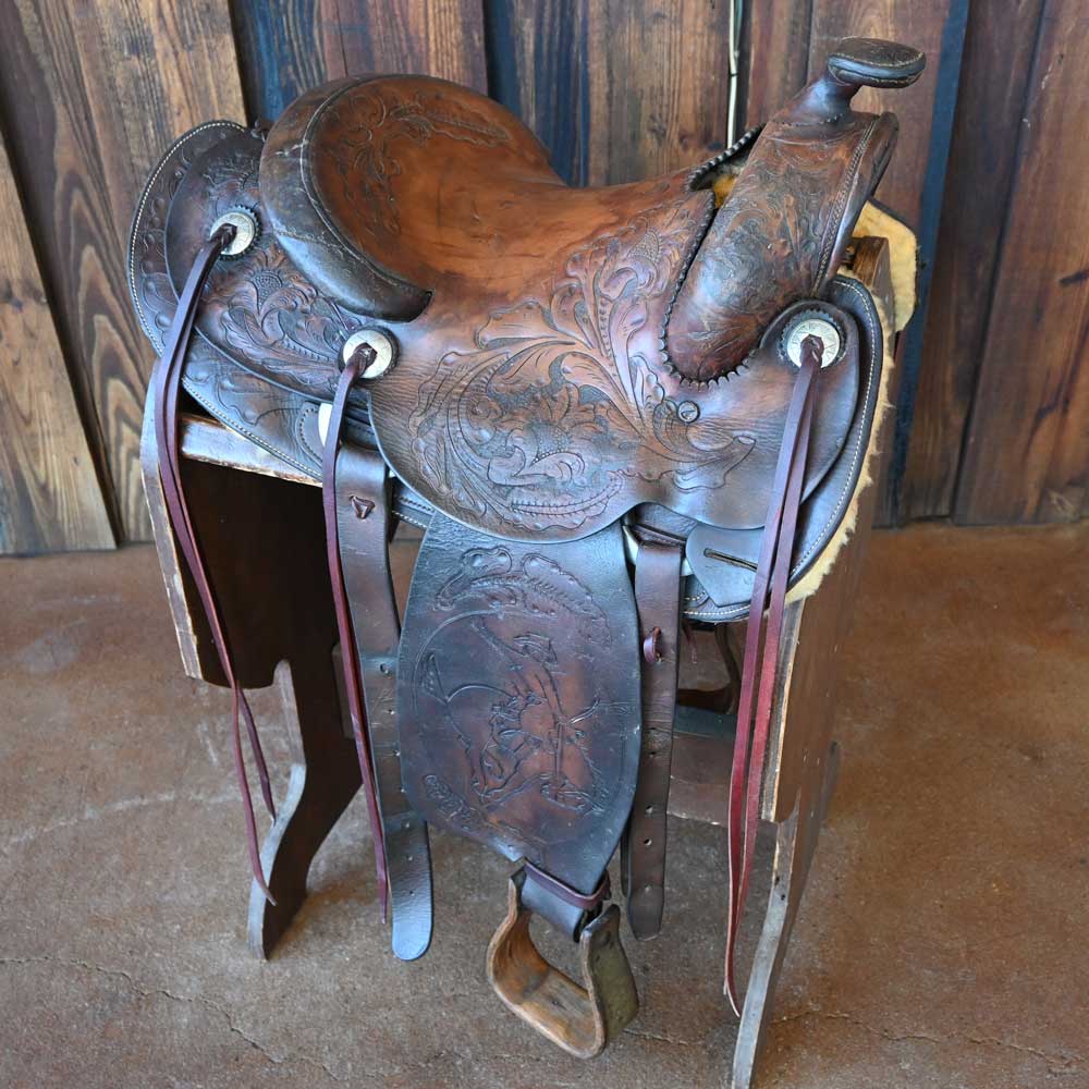 VINTAGE RUEBUSH BROTHERS SADDLE _CA972 Collectibles Teskeys