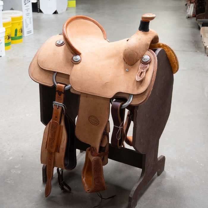 14.5" TESKEY'S TEAM ROPING SADDLE Saddles - New Teskey's Saddlery