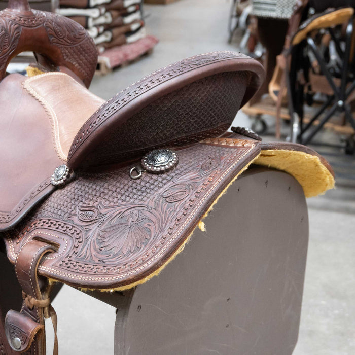 15" USED LOREDO BARREL SADDLE