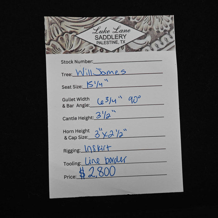 15¼" LUKE LANE RANCH SADDLE