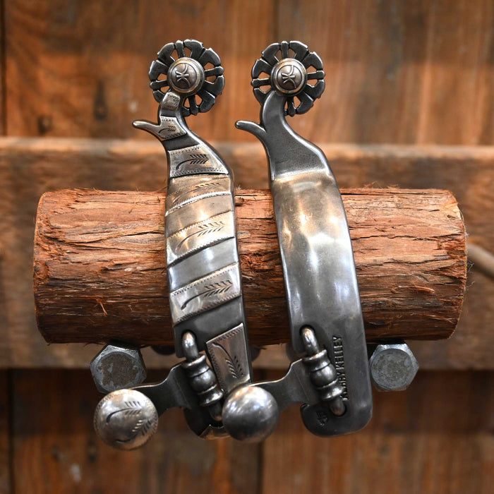 Kerry Kelley Silver Mounted 4pt. Spurs