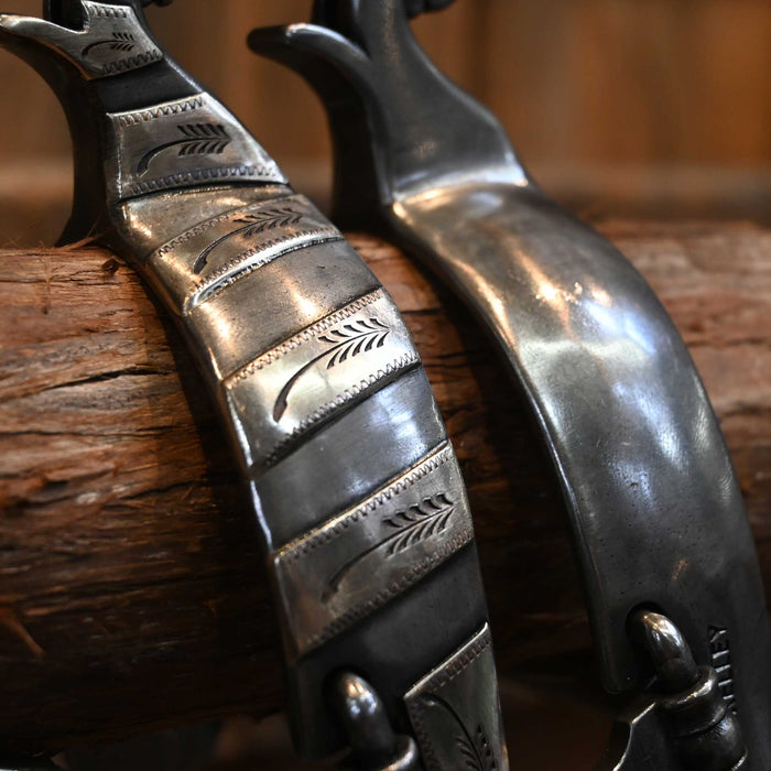 Kerry Kelley Silver Mounted 4pt. Spurs