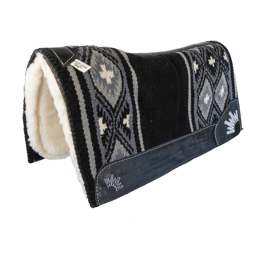 Best Ever Best in Show Pad - Black/Grey Sequoyah Tack - Saddle Pads Best Ever   