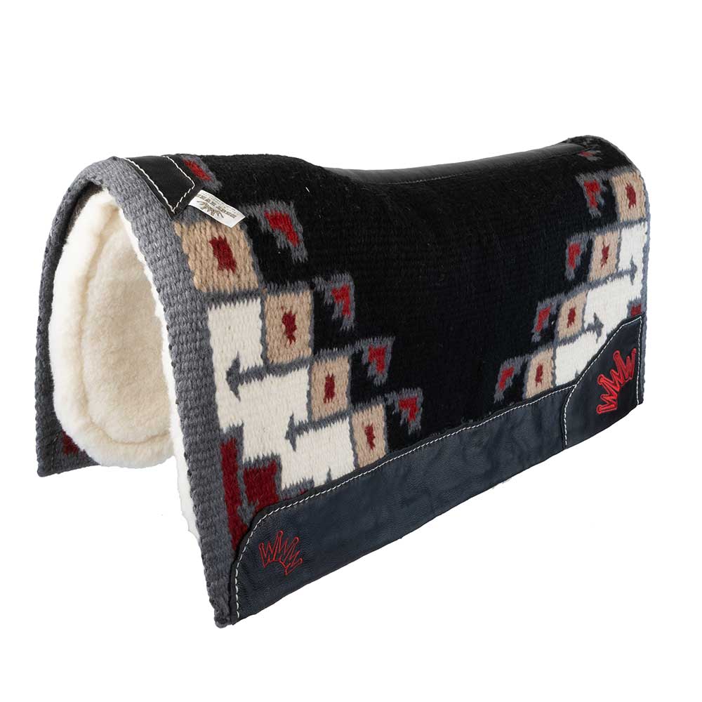 Best Ever Best in Show Pad - Red/Black New Pueblo Tack - Saddle Pads Best Ever   