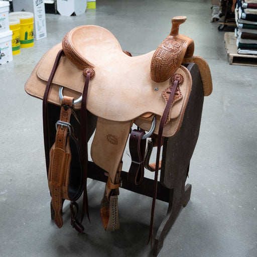 15.5" TESKEY'S RANCH CUTTER SADDLE Saddles - New Teskey's Saddlery