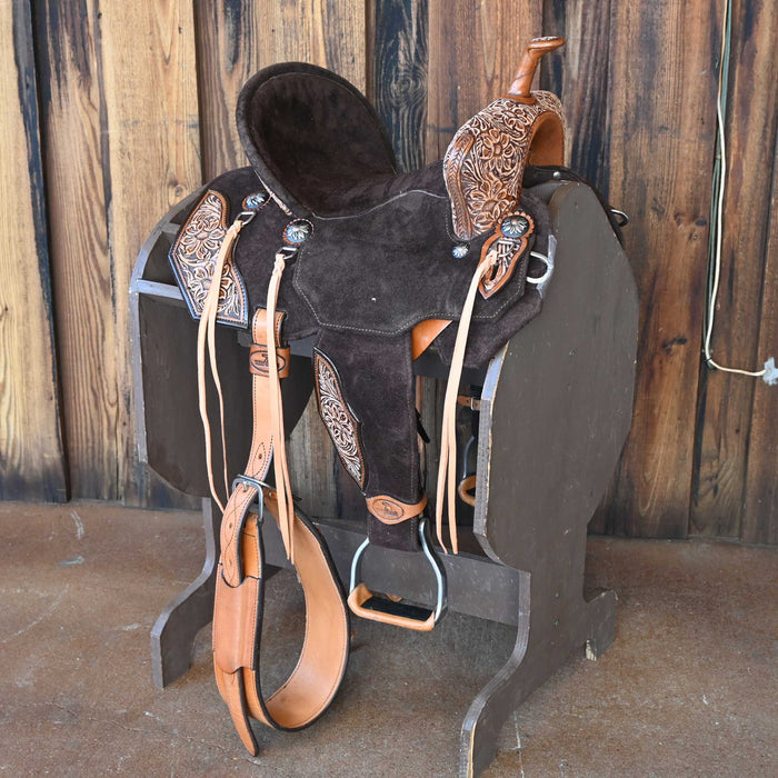 13" SEVEN LIGHTWEIGHT (WOOD TREE) BARREL SADDLE