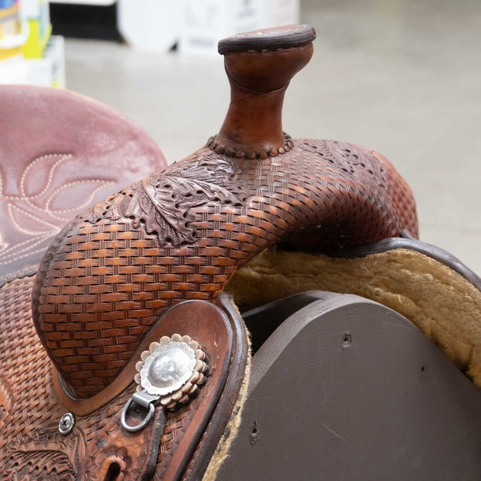 14" USED DOUBLE J ALL AROUND SADDLE