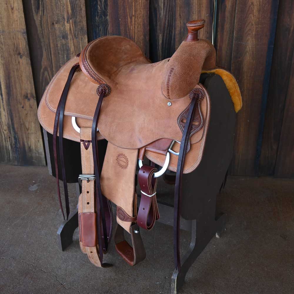 13" JEFF SMITH JUNIOR COW HORSE SADDLE Saddles - New Jeff Smith