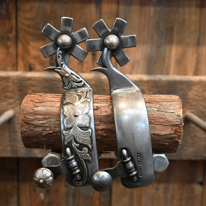 Kerry Kelley Silver Mounted 6pt. Spurs