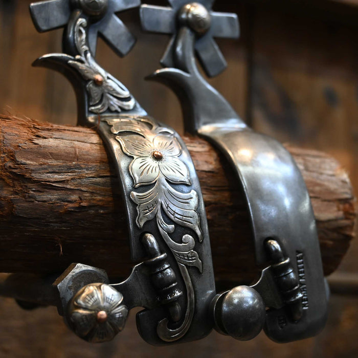 Kerry Kelley Silver Mounted 6pt. Spurs