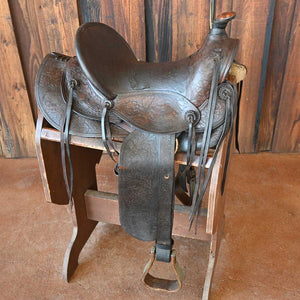 VINTAGE VISALIA STOCK SADDLE _CA974 Collectibles Teskeys