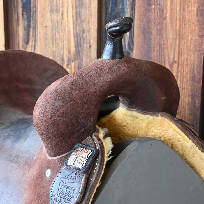 15" USED JEFF SMITH XTREME BARREL SADDLE Saddles - Used Jeff Smith