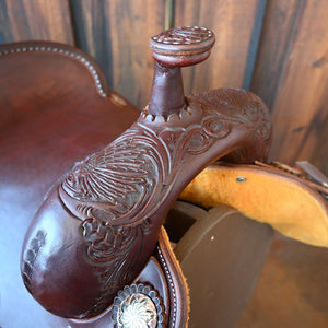 15.5" JEFF SMITH RANCH CUTTER SADDLE Saddles Jeff Smith