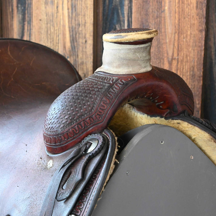 16.5" USED CACTUS POST HORN SADDLE