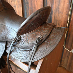 VINTAGE VISALIA STOCK SADDLE _CA974 Collectibles Teskeys