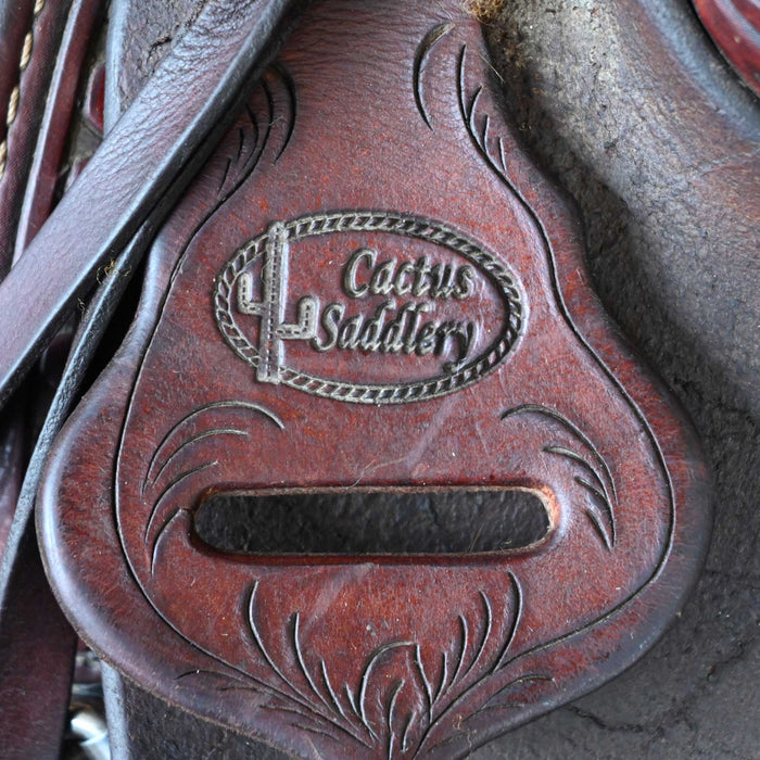 16.5" USED CACTUS POST HORN SADDLE