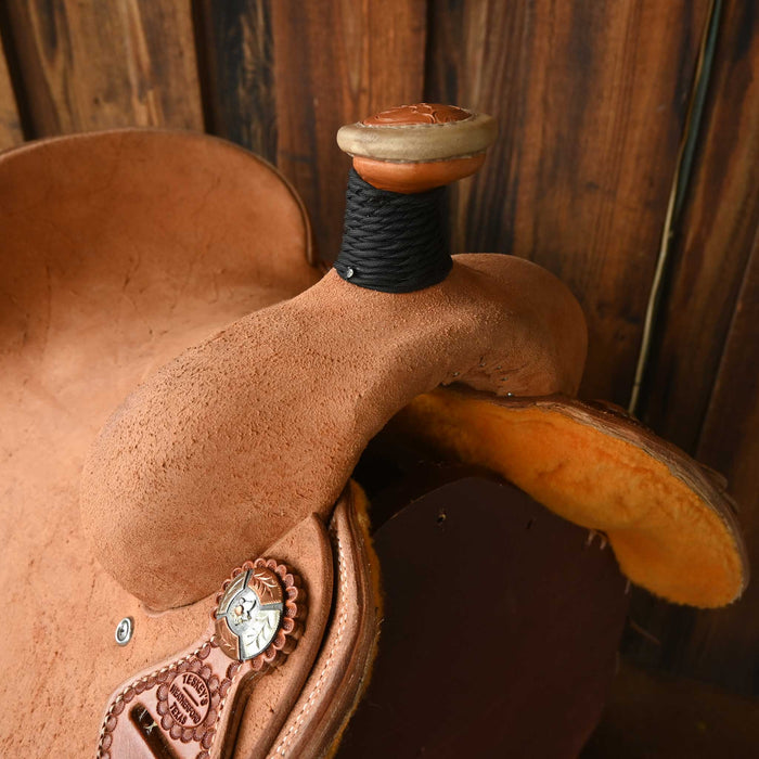 15.5" TESKEY'S TEAM ROPING SADDLE Saddles - New Teskey's Saddlery