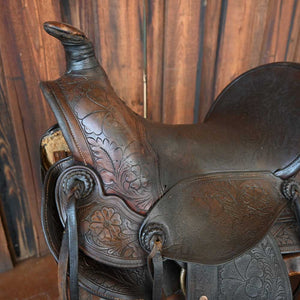 VINTAGE VISALIA STOCK SADDLE _CA974 Collectibles Teskeys