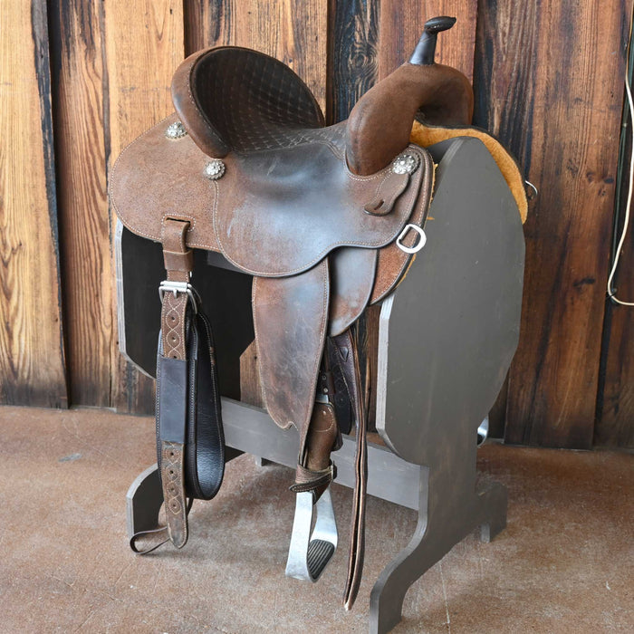 14.5" USED MARTIN FEARLESS BARREL SADDLE Saddles - Used Martin Saddlery