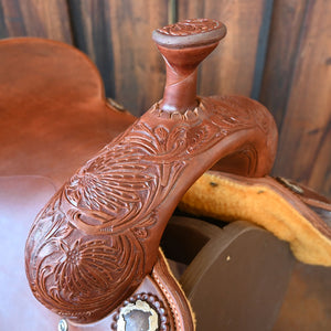 15.5" JEFF SMITH RANCH CUTTER SADDLE Saddles Jeff Smith