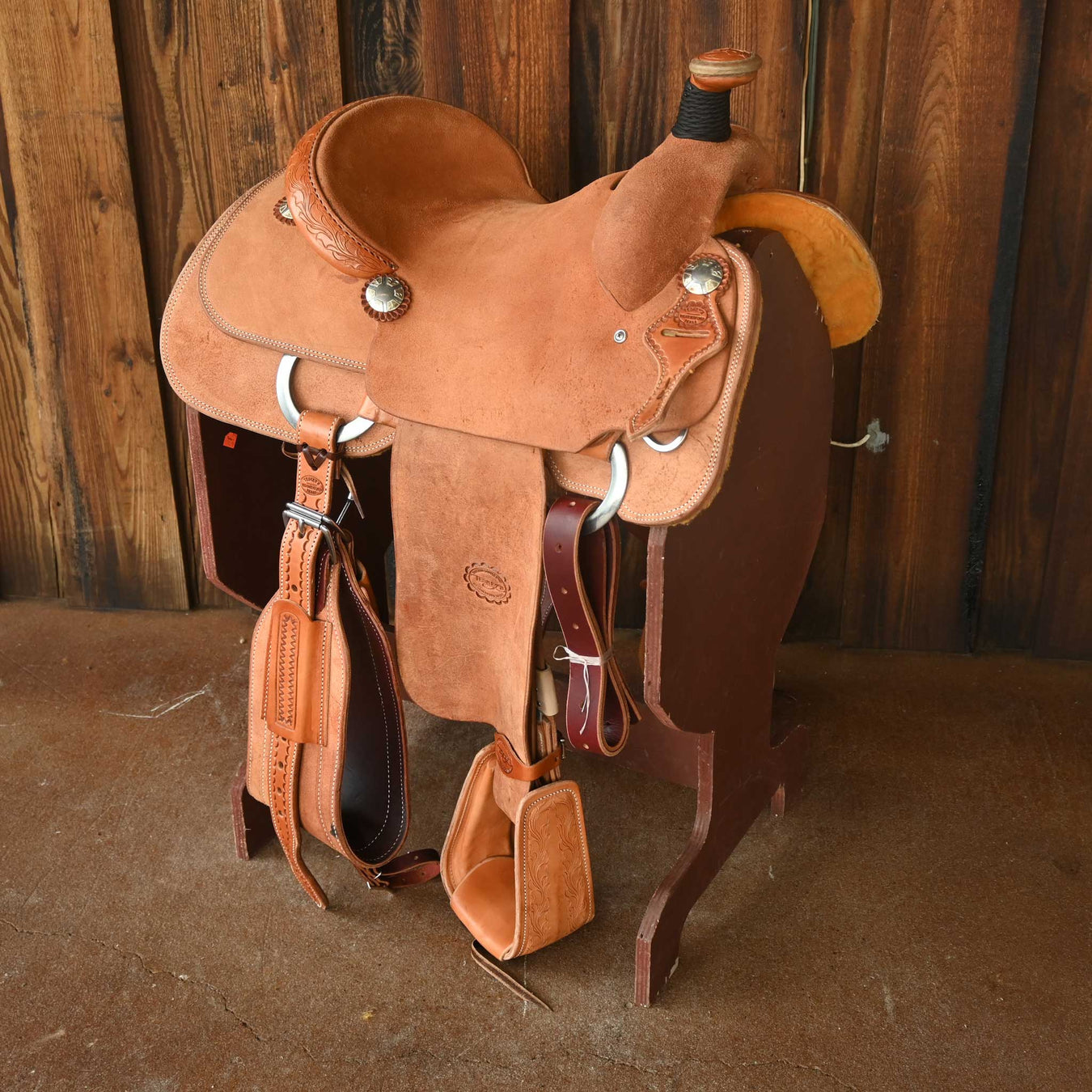 14" TESKEY'S TEAM ROPING SADDLE Saddles - New Teskey's Saddlery
