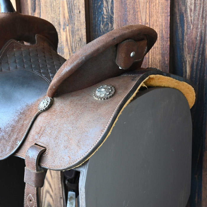 14.5" USED MARTIN FEARLESS BARREL SADDLE Saddles - Used Martin Saddlery