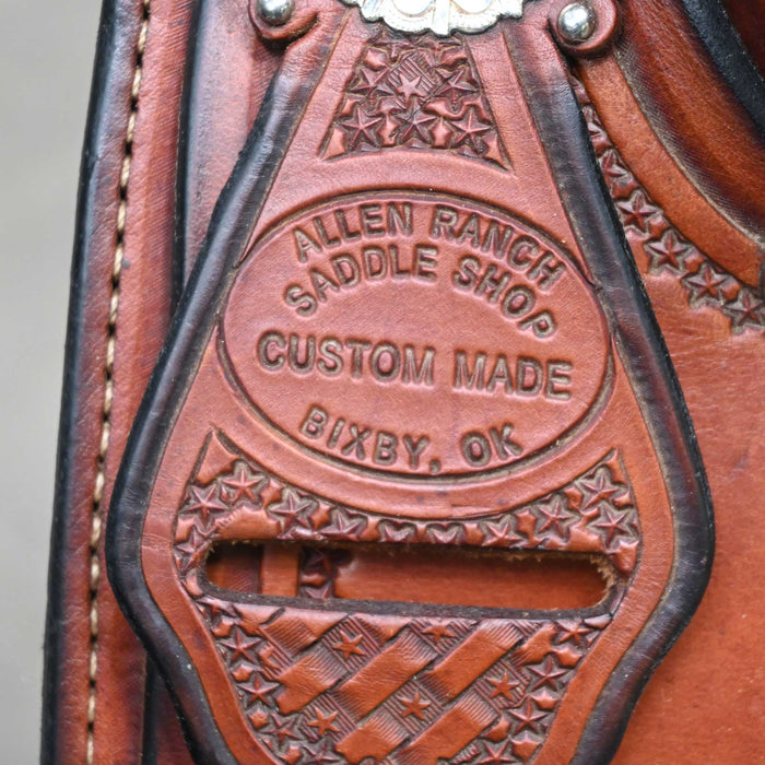 16" USED ALLEN RANCH RANCH CUTTER SADDLE