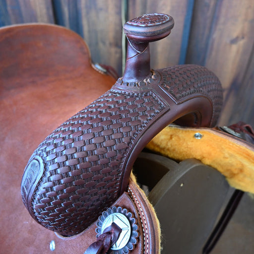 16.5" JEFF SMITH BEAU GALYEAN RANCH CUTTER SADDLE Saddles - New Jeff Smith