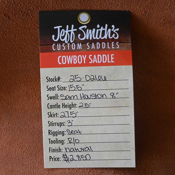 15.5" JEFF SMITH COWBOY SADDLE Saddles - New Jeff Smith
