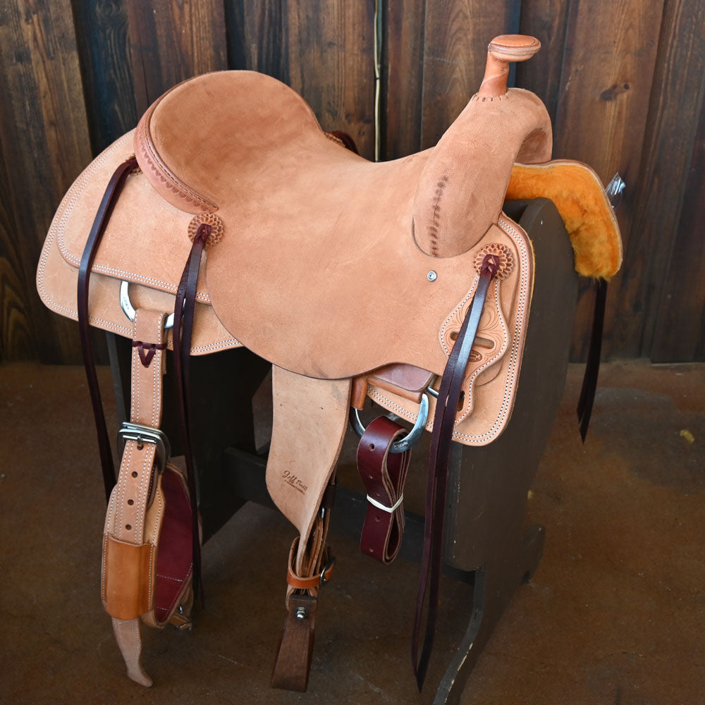 17" JEFF SMITH RANCH CUTTER SADDLE Saddles Jeff Smith