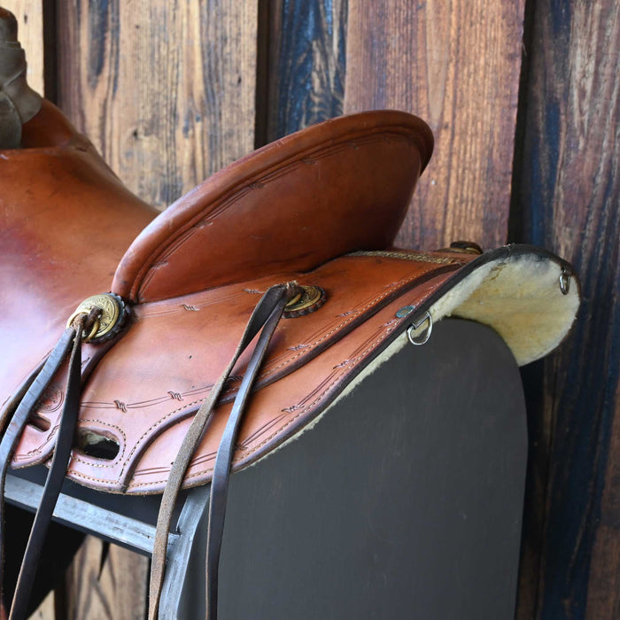 15.5" USED McCLINTOOK WADE SADDLE Saddles - Used McClintook