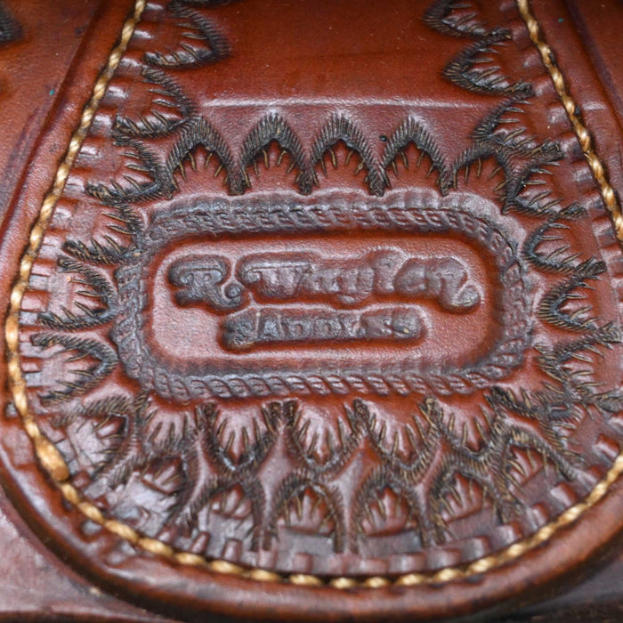 16.5" USED R. WAYLON RANCH CUTTER SADDLE