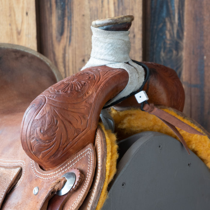 15.5" USED ROBERT TESKEY RANCH SADDLE