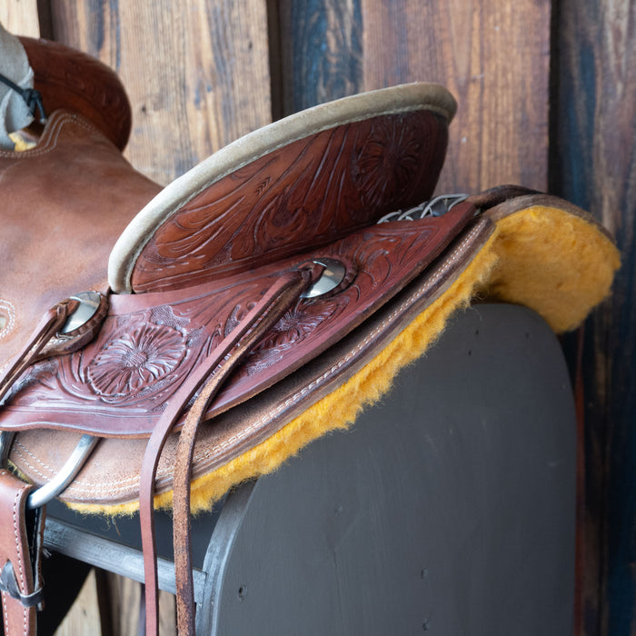 15.5" USED ROBERT TESKEY RANCH SADDLE