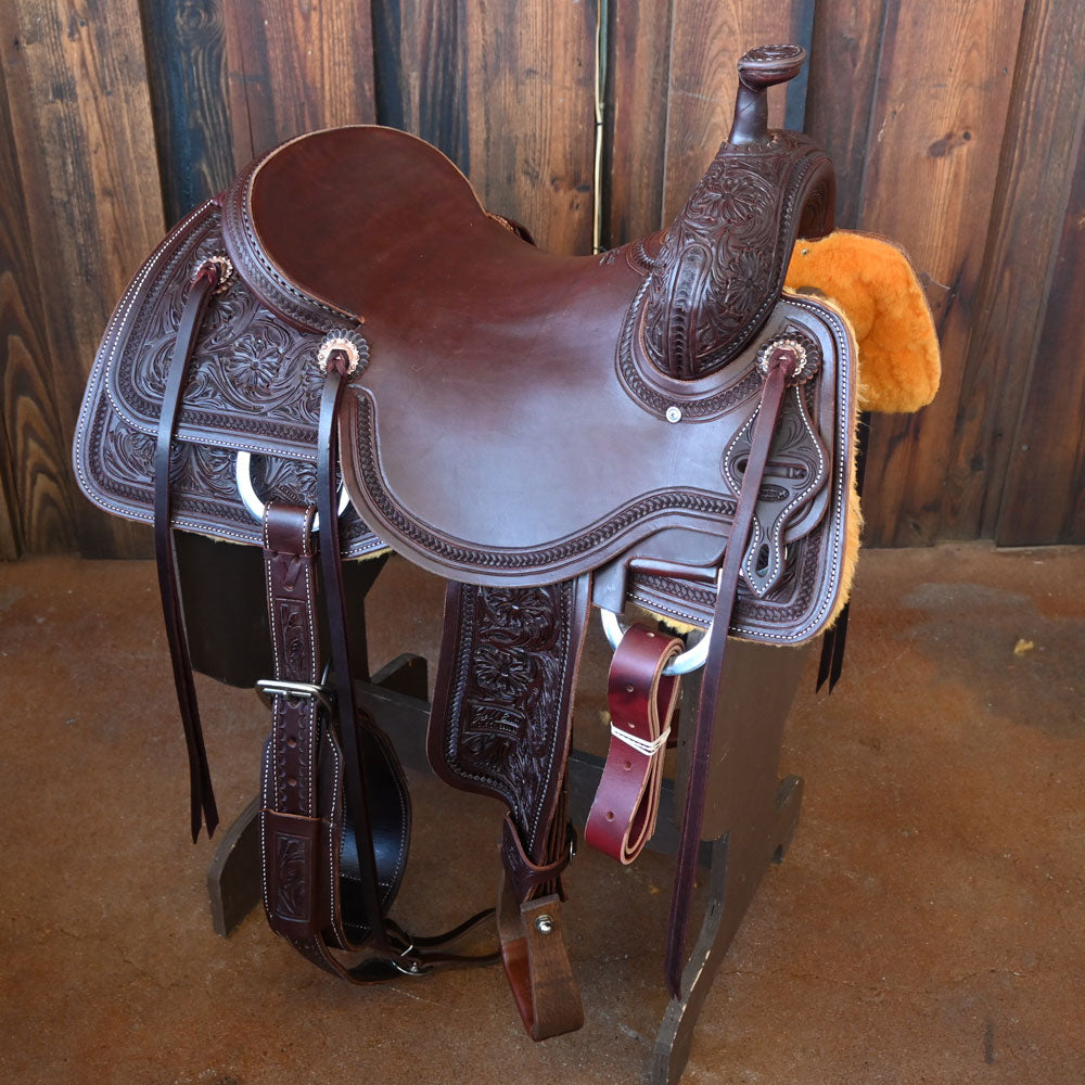 17" JEFF SMITH RANCH CUTTER SADDLE Saddles Jeff Smith