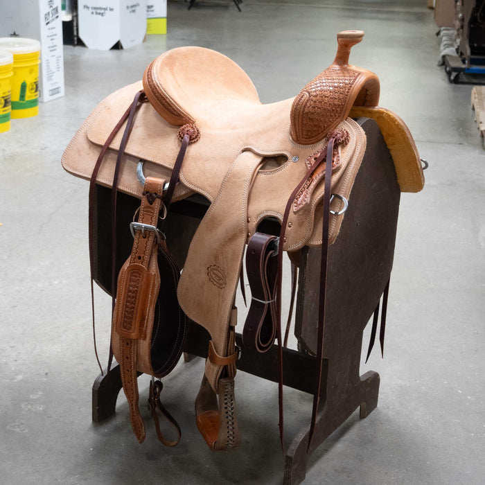 15" TESKEY'S RANCH CUTTER SADDLE Saddles - New Teskey's Saddlery